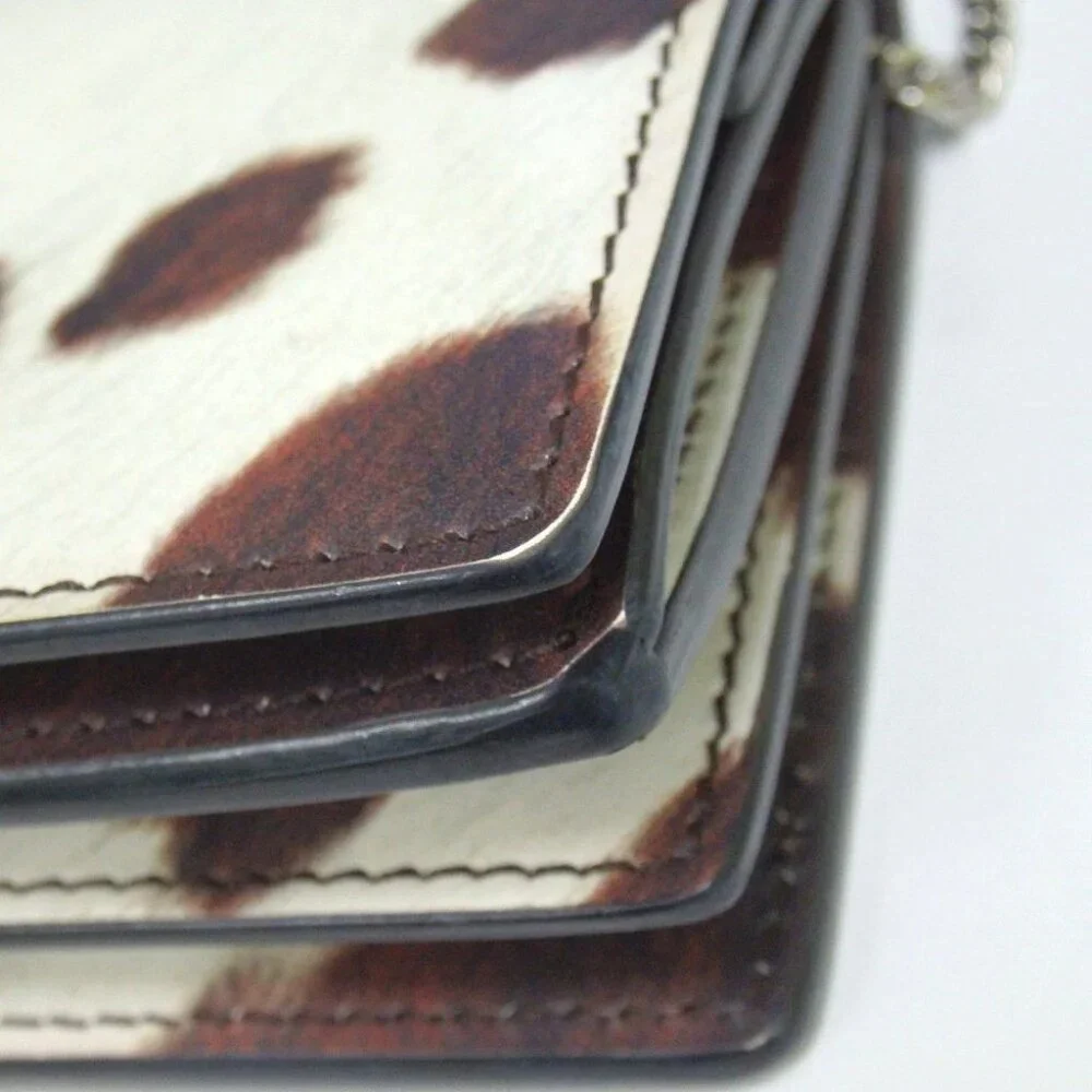 Authentic BURBERRY ITALBSRL239CAL Chain Wallet Card coin purse PVC/leather[Used] - Picture 12 of 15